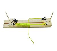 Gabarit de bracelet - Outil en paracorde - Base antidérapante robuste - Appareil réglable pour divers projets - Pour travaux manuels, bijoux, porte-clés, amitié, bricolage, tissage à la maison