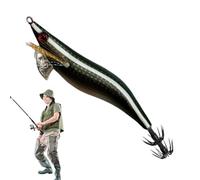 Gabarit de calmar, gabarit de calmar Glow,Crochets de de Fluorescent | Outils de tir de Poisson Fluorescent Artificiel pour Les appâts de pêche en Eau salée