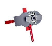 Gabarit de charnière caché 2 en 1 facile à utiliser - Trou de perçage de 35 mm - Pour montage précis sur porte d'armoire, travail du bois