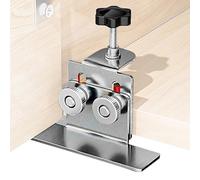 Gabarit De Charnière D'armoire - 1 Outil D'installation De Porte, Gabarit De Serrage Réglable Avec Positionneur De Précision Robuste | Maison Cuisine Garage Rénovation Salle De Bain Meuble Menuiserie