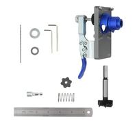 Gabarit de charnière d'armoire - Accessoires de perçage pour portes d'armoires - Charnières de montage de charnières de porte - Outil de travail du bois - Poignée ergonomique