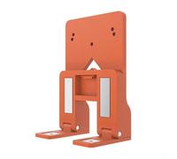 Gabarit de charnière d'armoire orange Outil d'alignement de perçage précis | Plastique résistant aux chocs, compatible avec charnière européenne, calibrage synchrone, léger pour le bricolage et les