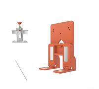 Gabarit de charnière d'armoire orange pour perçage précis, outil d'alignement rapide avec rainures de guidage pour charnières européennes à 3 voies, dispositif de positionnement efficace pour le