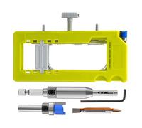 Gabarit de Charnière de Porte | Kit D'Installation De Charnières De Porte - Gabarit Ajustable Précis Robuste pour Travail du Bois de 8 à 13 cm pour Bâtiment