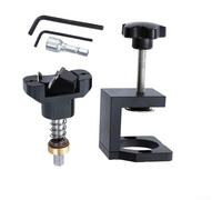 Gabarit de charnière dissimulé de 35 mm pour portes d'armoire, guide de perçage auto-serrant avec tige hexagonale et réglable pour la distance des bords, trou P en alliage d'aluminium