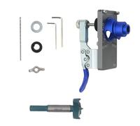 Gabarit de charnière dissimulée pour le travail du bois - 35 mm - Guide de perçage - Localisateur d'armoire - Foret pour le travail du bois