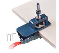 Gabarit de Charnière - Équipement De Menuiserie En D'Aluminium | Guide de Perçage Invisible pour Portes d'Armoire - Pour Cuisine Armoire Placard Débutants