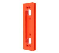 Gabarit de Charnière Invisible pour Portes sans Cadre, Réglable | Alliage de Zinc, Système de Positionnement Rapide, Atelier et Pose sur Site, Orange