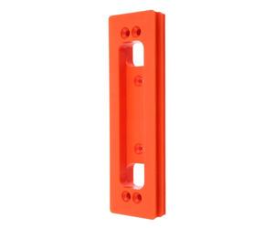 Gabarit de Charnière Invisible pour Portes sans Cadre, Réglable | Alliage de Zinc, Système de Positionnement Rapide, Atelier et Pose sur Site, Orange