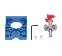 Gabarit de Charnière, Kit de Guide de Perçage pour Trou de Charnière 35 Mm Kit D'outils de Perçage Dissimulés Kit Perforateur Charnière Ensemble D'outils de Perçage Gabarit de Porte de Placard pour Ch