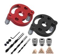 Gabarit De Cheville À Centrage Automatique | Guide De Perçage Réglable, Guide De Perçage De Trous D'armoire, Pour Menuisiers, Rénovateurs, Entrepreneurs, Charpentiers, Bricoleurs, Propriétaires De Cui