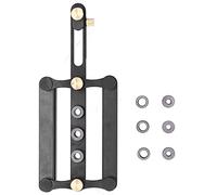Gabarit de cheville à centrage automatique |Outil de menuiserie en alliage d'aluminium de 235 mm |Positionnement précis des trous pour le travail du bois/armoires/meubles |Manchon