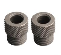 Gabarit de cheville à centrage automatique pour le travail du bois, guide de perçage en acier au carbone avec manchons de 3/5/6/8/10 mm, pour filetage M14 × 1,5, perforation (2 pièces de 10 mm)