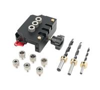 Gabarit de cheville réglable, guide de gabarit, kit de guide de perçage, gabarit d'outils électriques, kit de cheville complet, gabarit de perçage pour bois, gabarit de cheville pour le travail du
