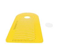 Gabarit de circulaire, guide de circulaire, accessoire de fraiseuse à bois, outils de bricolage pour découpes de haut-parleurs et routeurs plongeants en plastique 33x17x0,5 cm