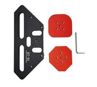 Gabarit de courbe professionnel durable en aluminium pour positionner les arcs avec prise en main ergonomique pour des bords propres Outil de guide de coupe précis