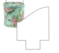 Gabarit de de sac | Règle de de sac, modèle de de sac, modèles de, modèle de de sac à cordon de serrage, outil de bricolage