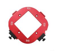 Gabarit de défonceuse avec guide de rayon d'angle R30 R35 pour le travail du bois de précision et un routage précis des bords adapté à divers projets de bricolage (30-50R)