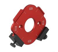 Gabarit de défonceuse avec guide de rayon d'angle R30 R35 pour le travail du bois de précision et un routage précis des bords adapté à divers projets de bricolage (10-25R)