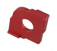 Gabarit de défonceuse CNC gravé pour garniture d'angle Rouge 79 mm (R5-R25) | Marques gravées CNC, longue durée de vie, coupes précises de rayon, couleur rouge, taille 79 x 18 mm