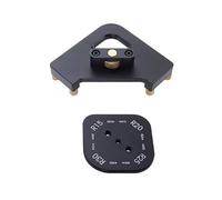 Gabarit de défonceuse d'angle avec modèles R15 R20 R25 R30 et T15 T20 T25 T30, fixation de routage en alliage d'aluminium pour cadres photo et bords de table