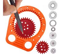 Gabarit De Dessin Géométrique - Outil Pour Dessiner Des Cercles De Précision | Règle Multifonctionnelle Pochoir Créatif Pour Adultes Et Design Peinture Artisanat Dessin Croquis