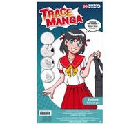 Gabarit de dessin Go Manga - Écolière Multicolore G