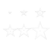 Gabarit de en forme d'étoile, modèle de en forme d'étoile | Pochoir de matelassage pour