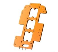 Gabarit de fabrication de meubles avec douille d'interrupteur, offre une coupe précise des trous et une construction pour portes d'armoire, 325 x 210 mm (70 x 70 mm amélioré)