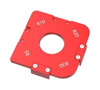 Gabarit de Fraisage à Rayon D'angle Gabarit de positionnement d'angle d'arc 4 en 1, gabarit rayon arrondi, haute précision for le travail du bois