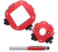 Gabarit de fraisage pour défonceuse avec fraise à fraiser Radius Jig Router Templates