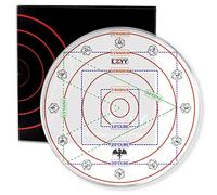 Gabarit de frappe AOE amélioré - Extra large - Cube de 9,2 m et cône de 9,2 m - Marqueur d'effet de zone D&D en acrylique avec coffret cadeau - Accessoires de jeu RPG parfaits pour les donjons et les