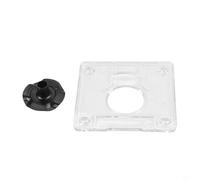 Gabarit de guidage de bord de défonceuse, gabarit droit pour le travail du bois, construction durable en métal, plastique, accessoire de garniture précise, compatible avec 3701 3703 3709 371 (plinthe)