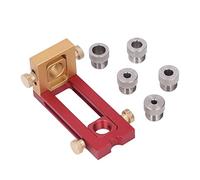 Gabarit de Guidage de Trou de Forage, Kit D'outils de Guide de Perçage de Perforateur de Trou Plat Croisé 6 Pièces, Outils de Travail, Perceuse et Accessoires, Outil de Manchon de Guide de Forage pour