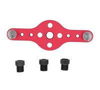 Gabarit de guidage de trou de perçage, outil efficace de localisation de perçage de chevilles métalliques pour le travail du bois et le bricolage