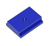 Gabarit de guidage universel T30 for rail en T, longueur 500 mm, en aluminium, for établi, 1 pièce(Blue,M8)