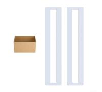 Gabarit de ligne de stationnement en silicone pliable pour une manipulation et un rangement faciles, adapté pour des applications précises et réutilisables (2 modèles)