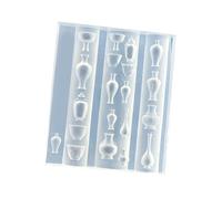 Gabarit de manucure multifonction élégant en silicone pour nail art, gaufrage, sculpture pour les amateurs d'art pour les fêtes