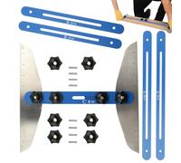 Gabarit de marche d'escalier - Outil de mesure d'escalier | Règle pliable de haute précision réglable de 28 à 152,4 cm, gadget de disposition d'étagère pour étagère et coupe de cloisons sèches