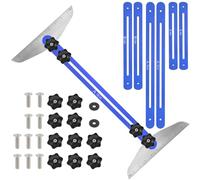 Gabarit de marches d'escalier - Outil de mesure réglable pour monter les escaliers, couper les cloisons sèches et les cloisons sèches - 25,4 à 165,1 cm