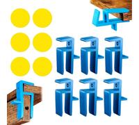 Gabarit De Marquage Menuiserie 6 Pièces Alignement Précis et Exact | Kit Gabarits de Menuiserie pour Plinthes et Socles Amateurs et , plinthes à