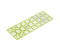 Gabarit de matelassage en acrylique pour patchwork, cadre de couture, règle, mesure artisanale, vert, 22,9 cm