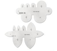 Gabarit de mesure conçu comme une courroie pour un transfert précis de géométrie circulaire dans les environnements d'atelier et de studio (en forme d'arc)