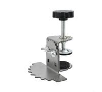 Gabarit de montage de porte d'armoire, cadre réglable en acier inoxydable avec coussinet en silicone pour une installation précise du travail du bois dans un atelier à domicile