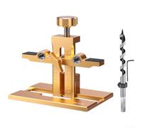Gabarit de montage de porte d'armoire en alliage d'aluminium pour un perçage et un alignement précis, aide de positionnement réglable pour armoires murales et de sol, outils de travail du bois et (C)