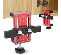 Gabarit de montage de porte d'armoire, positionneur d'installation de porte d'armoire pour un soutien et un alignement faciles de la porte, outil d'installation d'armoire pour monter des charnières