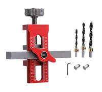 Gabarit de montage porte d'armoire, outil positionnement en alliage d'aluminium, 0-40 mm Positionneur Porte(Set 3)