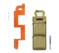 Gabarit de moulage efficace en aluminium pour des rainures de poignée d'armoire esthétiques sûres, modifications précises de meubles