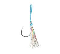 Gabarit de pêche décalé 3 PCS Équipement de pêche Hameçon à poisson assisté Crochet cercle Crochet en soie Fibre de carbone Pêche mer Portable Hameçons Ensemble (Taille : 9/0#) ()