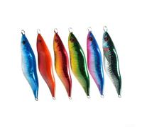 Gabarit de pêche en mer avec profil en forme de S et revêtement UV Glow développé par impression multi-angle pour contrôler le mouvement de l'eau (vert)